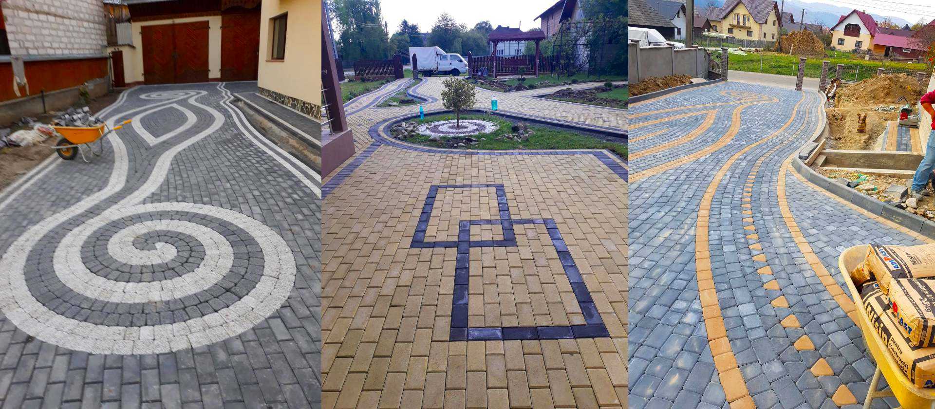 Montaj pavaje Vicovu de Sus - curte pavată de Pavaj Vicov